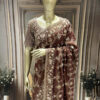 Ultra Luxury Silk Saree with Pearl, Zari, Sequins, Cutdana, Beads, Embroidery Work Saree with Readymade Blouse (SC44113)