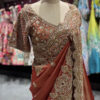Ultra Luxury Silk Saree with Pearl, Zari, Sequins, Cutdana, Beads, Diamond Embroidery Work Saree with Readymade Blouse (SC42112)