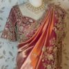Ultra Luxury Saree with Pearl, Zari, Sequins, Cutdana, Beads, Embroidery Work Saree with Readymade Blouse (SC45111)