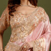Royal Pink Luxury Designer Saree with Pearl, Zari, Sequins, Cutdana, Beads, Embroidery Work Saree with Readymade Blouse (SC45116)
