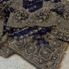 Ultra Luxury Royal Blue Soft Net Designer Saree with Pearl, Sequins, Cutdana, Beads, Diamond, Zari Embroidery Work Saree with Readymade Blouse (SC39111)