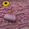 Ultra Luxury Pink Pure Space Silk Saree with Cutdana Beads Work, Sequins Embroidery Work and Matching Premium Purse (SC81115)