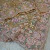 Ultra Luxury Lemon Yellow Celebrity Designers Inspired 3D Floral Net Saree with Readymade Blouse - Lemon Yellow (SC47112)