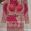Luxury Designer Soft Net Saree with Heavy Cutdana Beads & Sequins Embroidery Work Saree with Readymade Blouse - Rani Pink (SC49114)