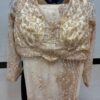 Luxury Designer Soft Net Saree with Heavy Cutdana Beads & Sequins Embroidery Work Saree with Readymade Blouse - Ivory (SC99222)