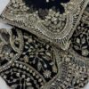 Luxury Designer Soft Net Saree with Heavy Cutdana Beads & Sequins Embroidery Work Saree with Readymade Blouse - Black (SC99221)