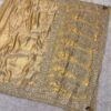Luxury Banarasi Jacquard Silk Saree with Zardozi, Beads & Stone Work - Champagne Gold (SC51225)